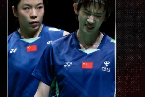 贾一凡/张殊贤2-0吴佩琪/张湄鑫，晋级中国羽毛球公开赛女双四强