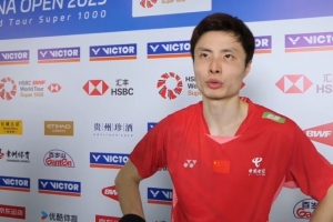 石宇奇：摔了之后有一点不舒服 尽量用一些预判提高进攻效率