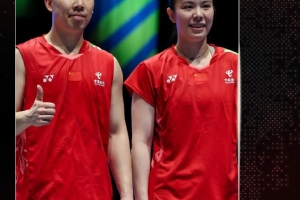 郭新娃/陈芳卉2-0马来西亚组合，晋级中国羽毛球公开赛混双半决赛