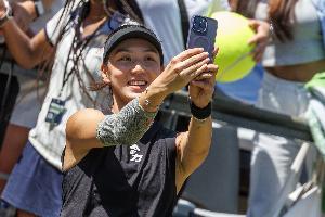 加油！王欣瑜今年第三次晋级巡回赛四强，此前一次亚军、一次四强