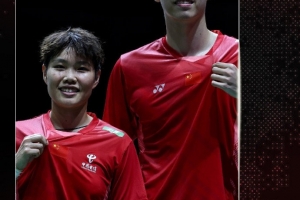 冯彦哲/黄东萍2-0库沙扬托/维德佳佳，晋级中国公开赛混双半决赛