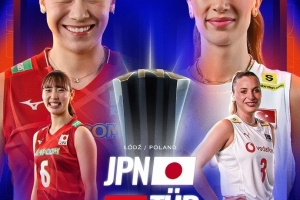 日本女排3-2险胜土耳其女排，连续两年晋级世界女排联赛四强