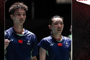 蒋振邦/魏雅欣击败韩国组合，晋级中国羽毛球公开赛混双四强