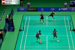 陈清晨/坑姝良0-2印尼组合，止步中国澳门羽毛球公开赛女双首轮