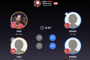 王语嫣/王子萌2-0范嘉茵/尤漫，晋级中国澳门公开赛女双16强