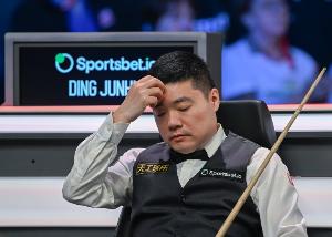 ❤️康忙丁！丁俊晖连续两年止步上海大师赛八强，去年输奥沙利文