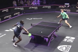 莫雷加德3-0击败阿鲁纳，晋级WTT横滨冠军赛男单16强