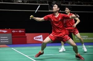 丹麦羽毛球公开赛：梁王组合0-2不敌印尼组合，无缘男双决赛