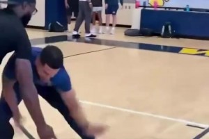 预热！东契奇米切尔格里芬同时出现在NBA最新广告中！